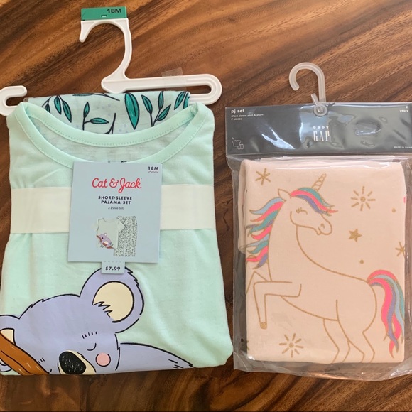 GAP Other - 2 Pajama Short-Sleeve Pajama Sets 18 Months & 2T